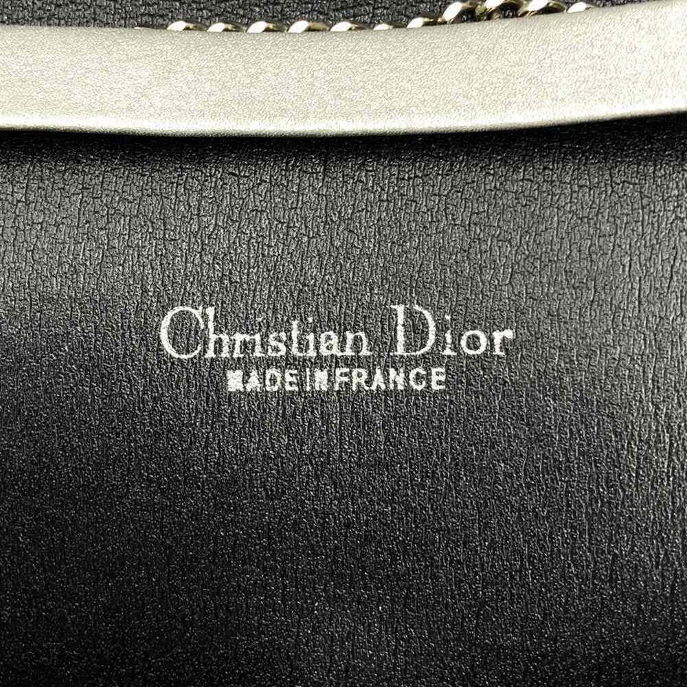 CHRISTIAN DIOR Blue Canvas Shoulder Bag - Picture 9 of 10